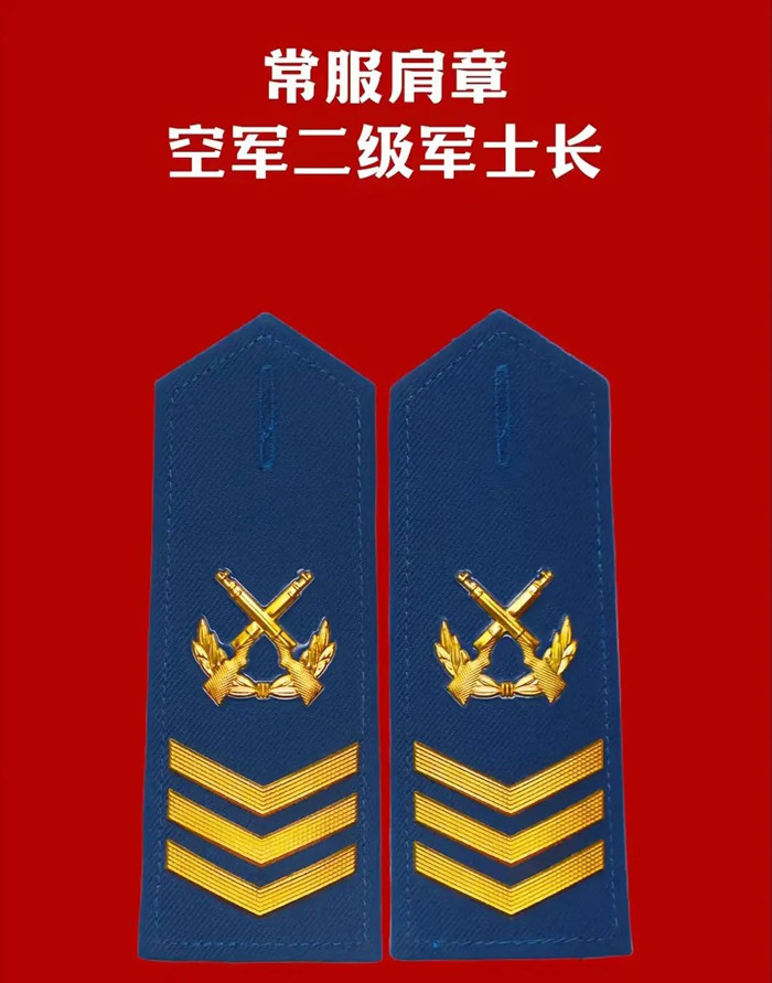 空军上士军衔图片